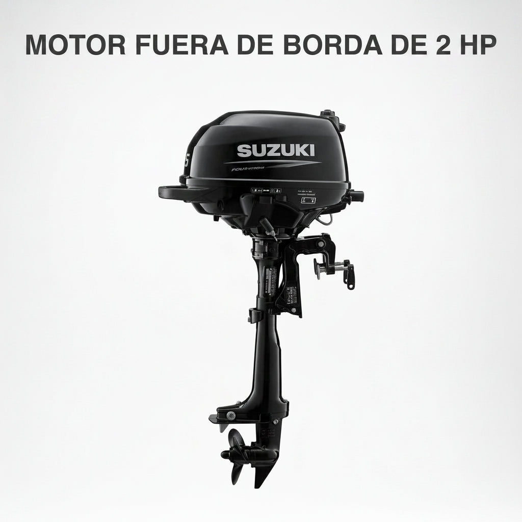 Outboard boat motor — Portada Principal - Estudio Blanco | Generated by Modelize