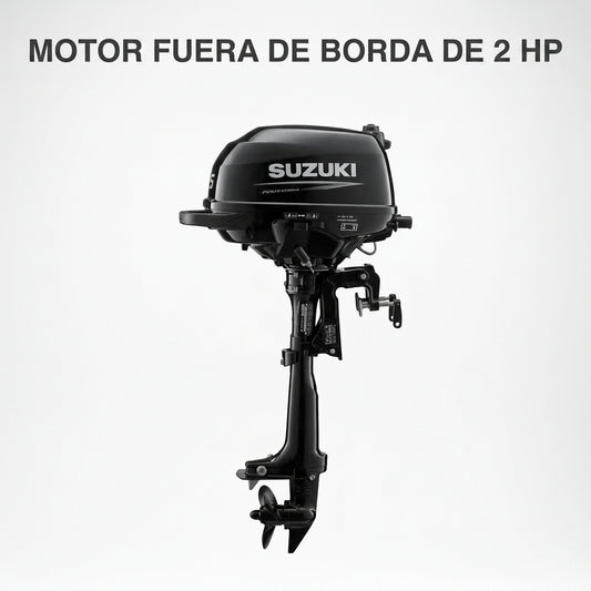 Outboard boat motor — Portada Principal - Estudio Blanco | Generated by Modelize
