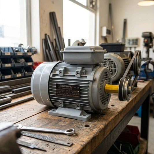 Industrial Electric Motor — Estilo de Vida - Producto en Uso | Generated by Modelize