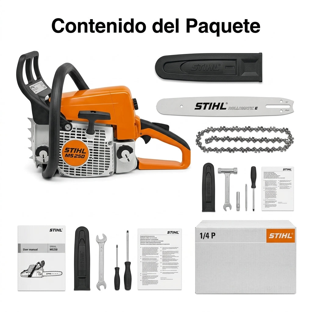 Chainsaw — Contenido del Paquete - Vista Aerea | Generated by Modelize