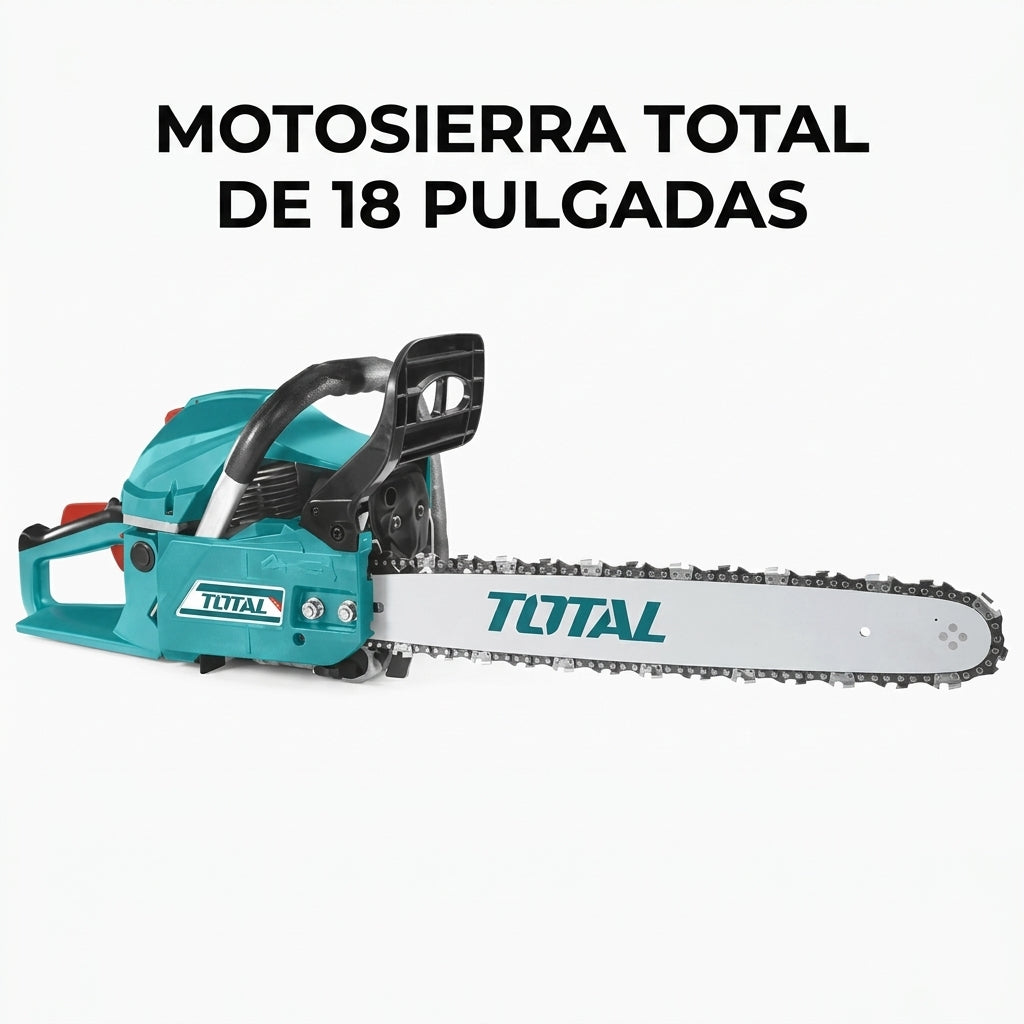 Gasoline chainsaw — Portada Principal - Estudio Blanco | Generated by Modelize