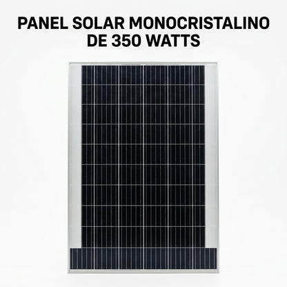 Monocrystalline Solar Panel — Portada Principal - Estudio Blanco | Generated by Modelize
