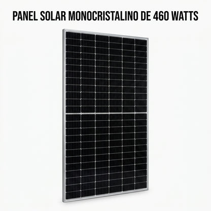 Monocrystalline Solar Panel — Portada Principal - Estudio Blanco | Generated by Modelize