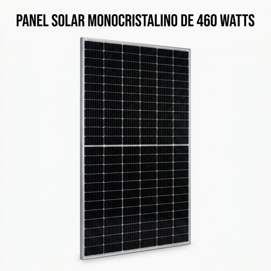 Monocrystalline Solar Panel — Portada Principal - Estudio Blanco | Generated by Modelize