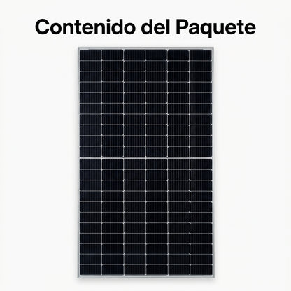 Monocrystalline Solar Panel — Contenido del Paquete - Vista Aerea | Generated by Modelize
