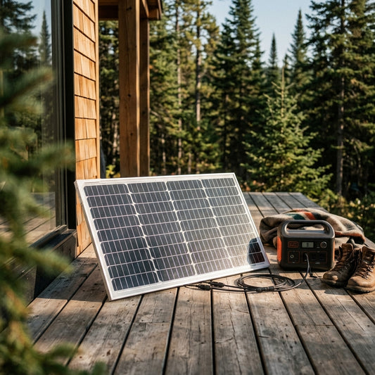 Monocrystalline solar panel — Estilo de Vida - Producto en Uso | Generated by Modelize