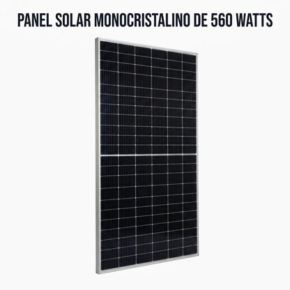 Monocrystalline solar panel — Portada Principal - Estudio Blanco | Generated by Modelize