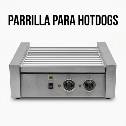 Hot dog roller grill — Portada Principal - Estudio Blanco | Generated by Modelize