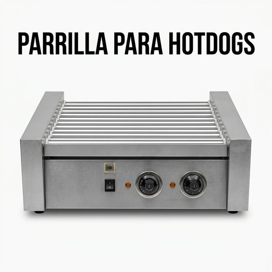 Hot dog roller grill — Portada Principal - Estudio Blanco | Generated by Modelize