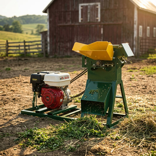 Industrial grass chopper/forage harvester — Estilo de Vida - Producto en Uso | Generated by Modelize