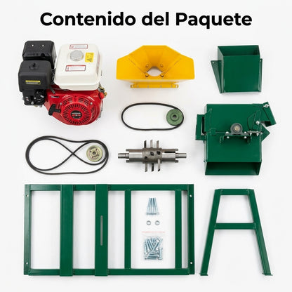 Industrial grass chopper — Contenido del Paquete - Vista Aerea | Generated by Modelize