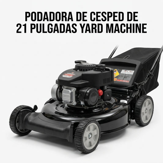 Gas-powered walk-behind lawnmower — Portada Principal - Estudio Blanco | Generated by Modelize