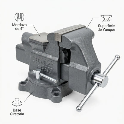 Bench Vise — Infografia de Caracteristicas | Generated by Modelize