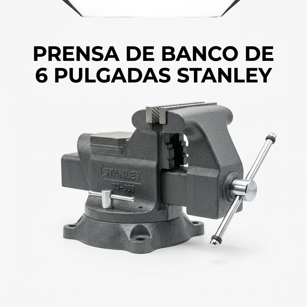Bench Vise — Portada Principal - Estudio Blanco | Generated by Modelize
