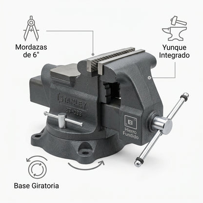 Bench Vise — Infografia de Caracteristicas | Generated by Modelize