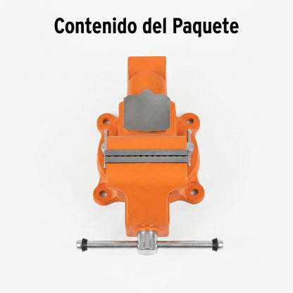 Industrial Bench Vise — Contenido del Paquete - Vista Aerea | Generated by Modelize