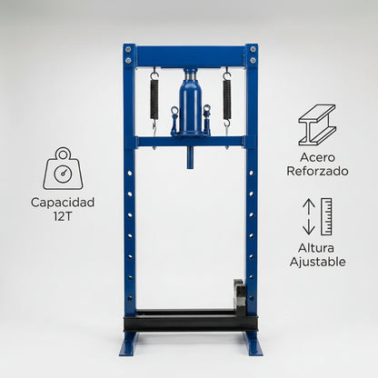 Hydraulic Press — Infografia de Caracteristicas | Generated by Modelize