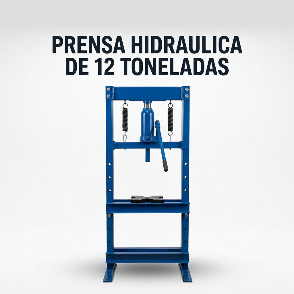 12-ton hydraulic press — Portada Principal - Estudio Blanco | Generated by Modelize