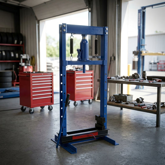 Hydraulic Shop Press — Estilo de Vida - Producto en Uso | Generated by Modelize