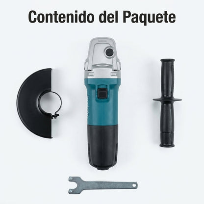 7-inch Angle Grinder — Contenido del Paquete - Vista Aerea | Generated by Modelize