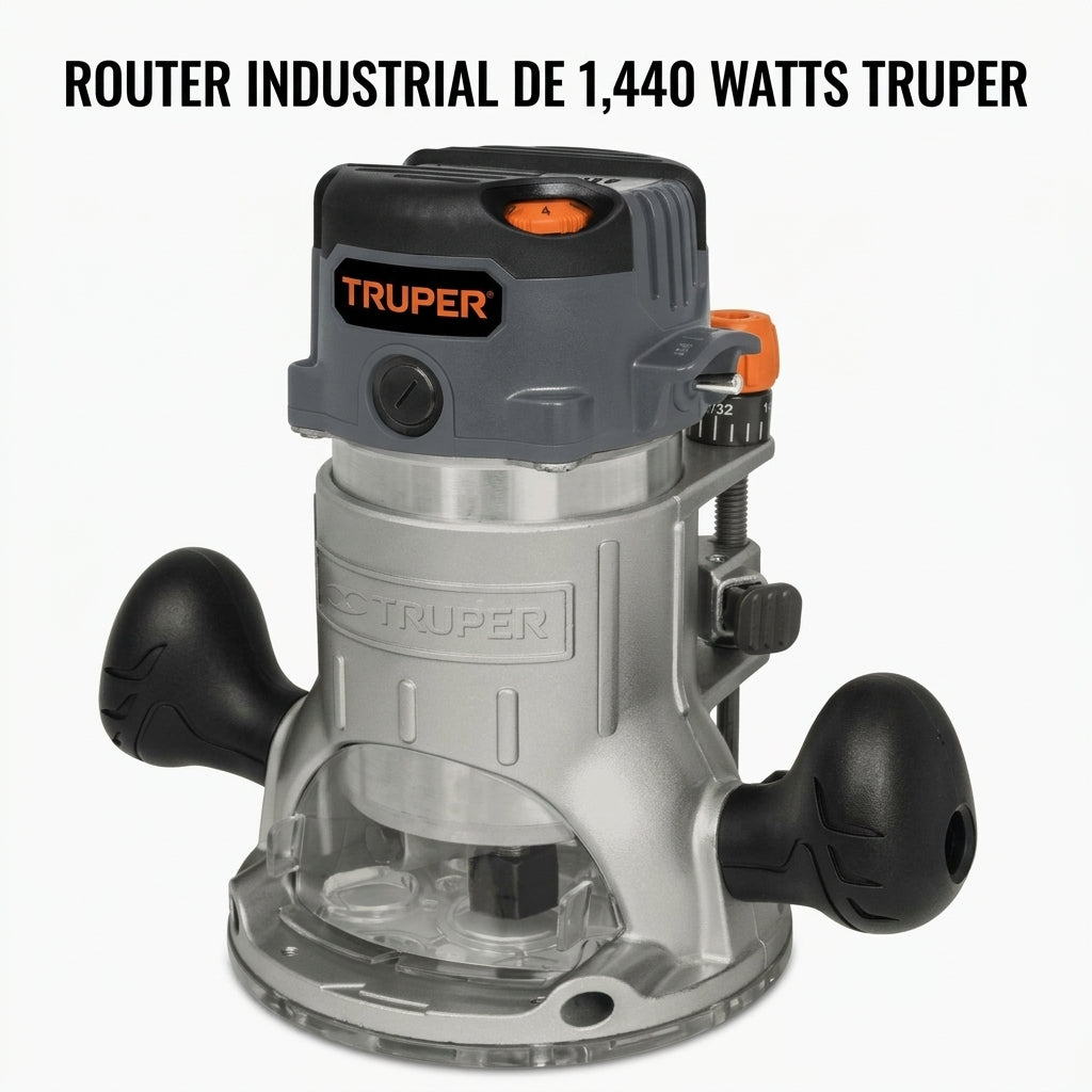 Industrial Plunge Router — Portada Principal - Estudio Blanco | Generated by Modelize