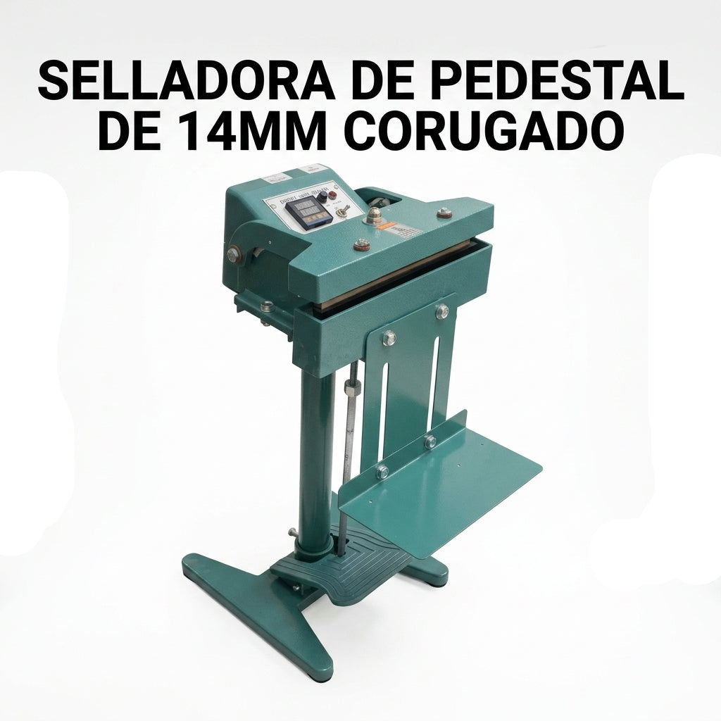 Industrial pedestal heat sealer — Portada Principal - Estudio Blanco | Generated by Modelize