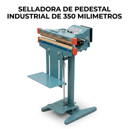 Industrial Pedestal Impulse Sealer — Portada Principal - Estudio Blanco | Generated by Modelize