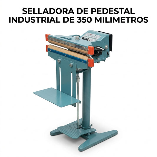 Industrial Pedestal Impulse Sealer — Portada Principal - Estudio Blanco | Generated by Modelize