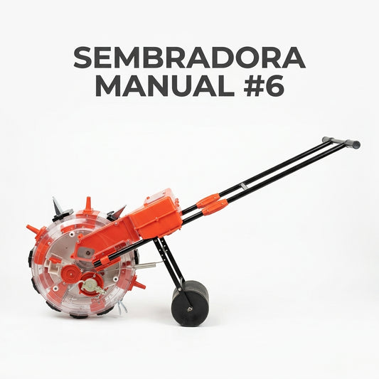 Manual seeder / Agricultural tool — Portada Principal - Estudio Blanco | Generated by Modelize