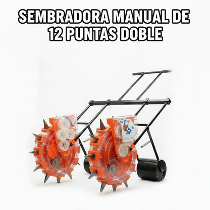 Manual double-row seeder — Portada Principal - Estudio Blanco | Generated by Modelize