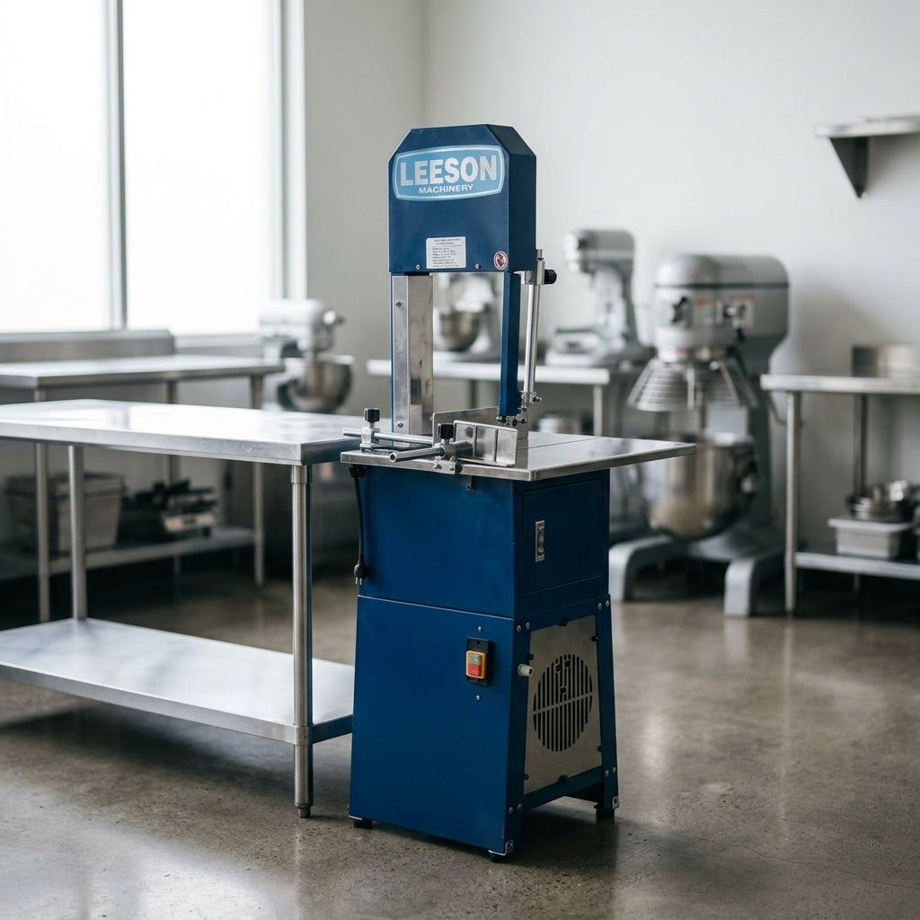 Industrial meat and bone band saw — Estilo de Vida - Producto en Uso | Generated by Modelize
