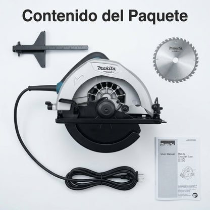 Sierra circular de mano — Contenido del Paquete - Vista Aerea | Generated by Modelize