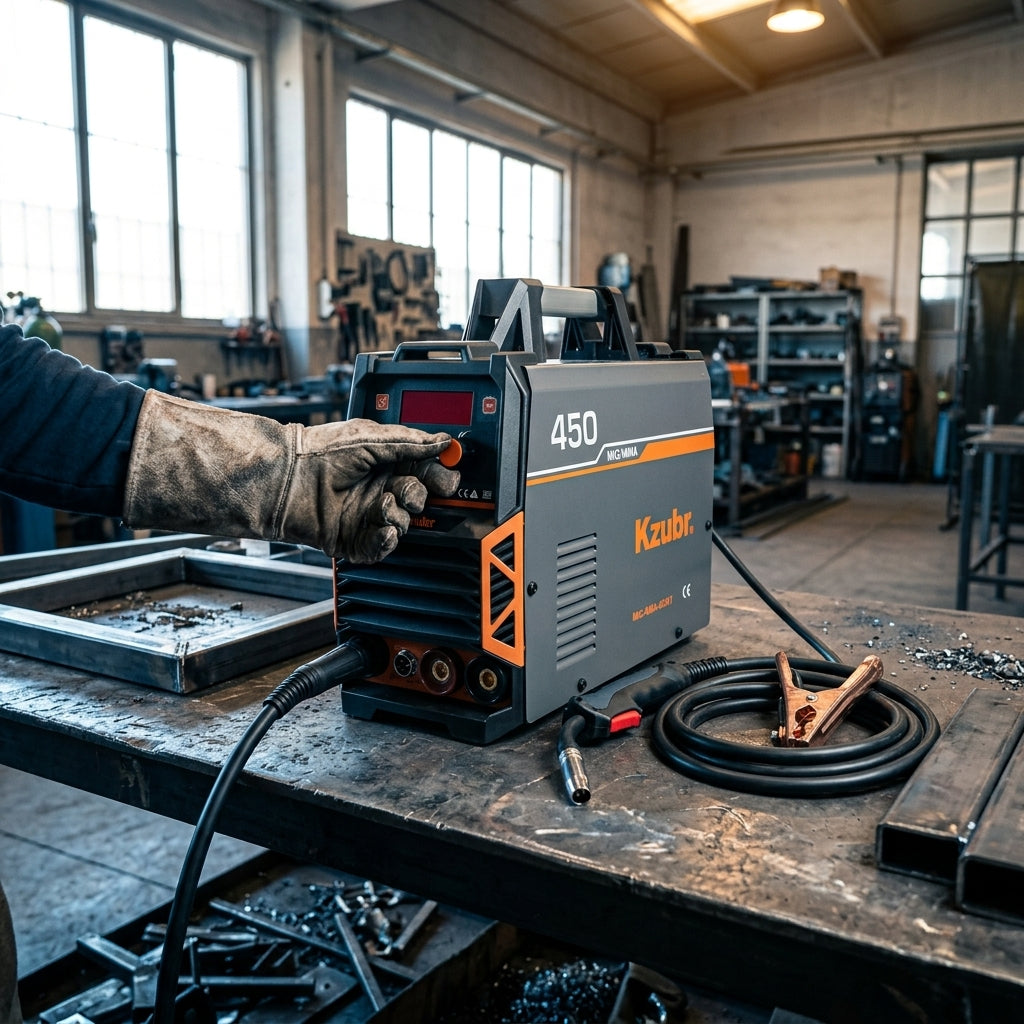 MIG-MMA Welding Machine — Estilo de Vida - Producto en Uso | Generated by Modelize