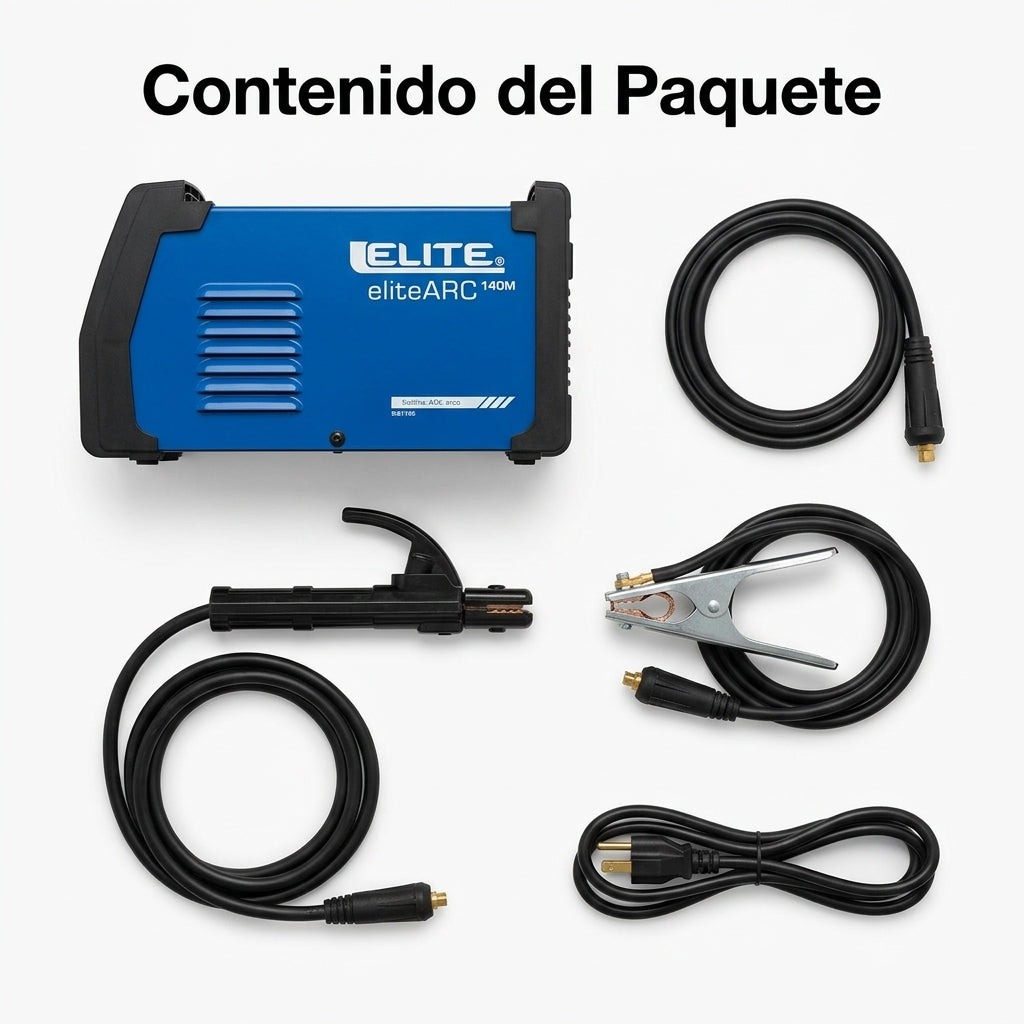 Inverter welding machine — Contenido del Paquete - Vista Aerea | Generated by Modelize
