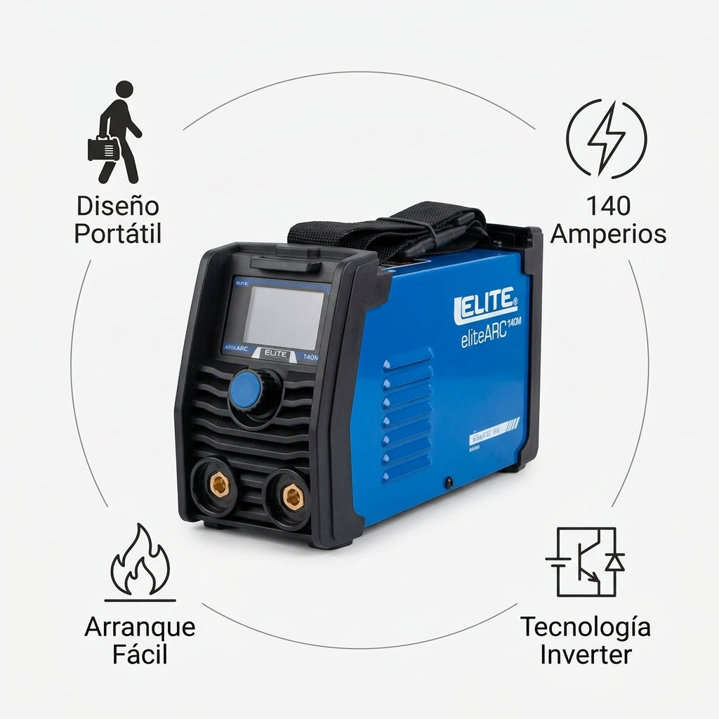 Inverter welding machine — Infografia de Caracteristicas | Generated by Modelize
