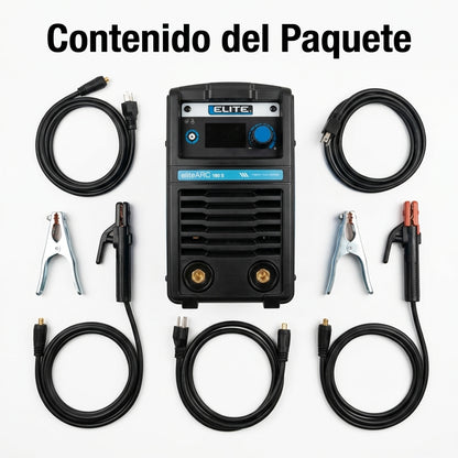 Inverter Welding Machine — Contenido del Paquete - Vista Aerea | Generated by Modelize