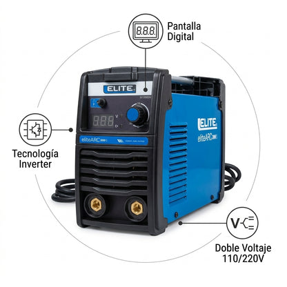 Inverter welding machine — Infografia de Caracteristicas | Generated by Modelize