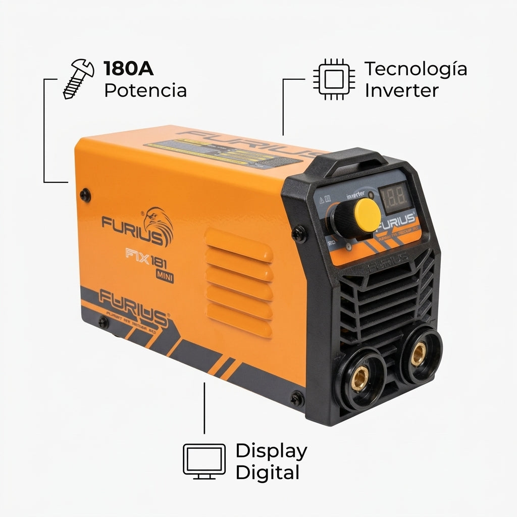 Inverter welding machine — Infografia de Caracteristicas | Generated by Modelize