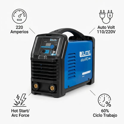 Industrial Inverter Welder — Infografia de Caracteristicas | Generated by Modelize
