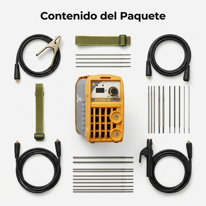Inverter Welder — Contenido del Paquete - Vista Aerea | Generated by Modelize