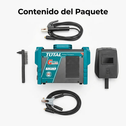 Inverter MMA/TIG Welding Machine — Contenido del Paquete - Vista Aerea | Generated by Modelize