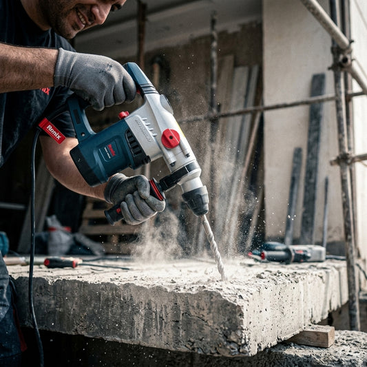 Demolition Rotary Hammer Drill — Estilo de Vida - Producto en Uso | Generated by Modelize