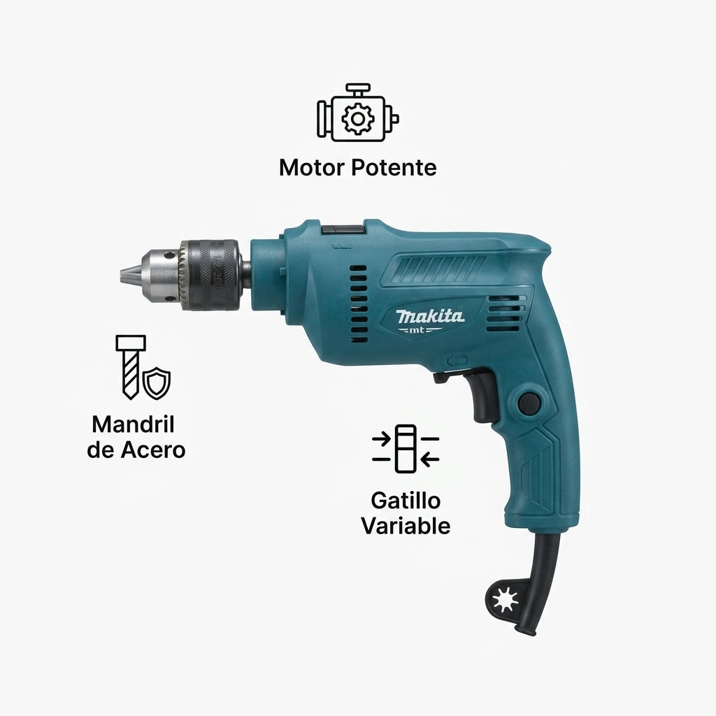 Rotomartillo (Hammer Drill) — Infografia de Caracteristicas | Generated by Modelize