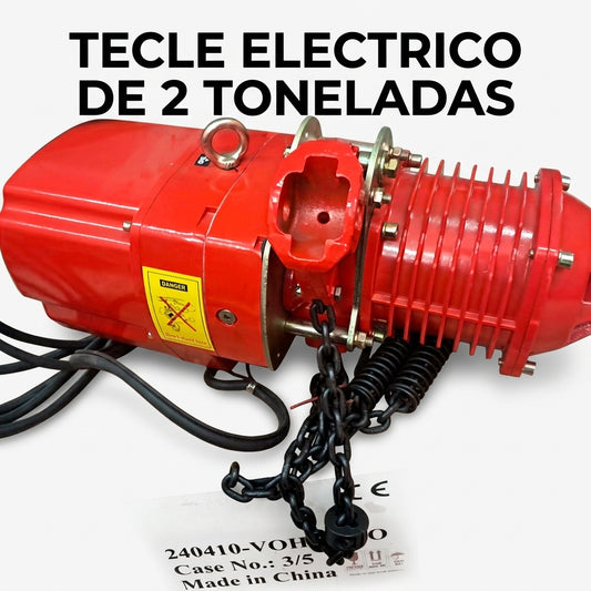 Electric chain hoist — Portada Principal - Estudio Blanco | Generated by Modelize