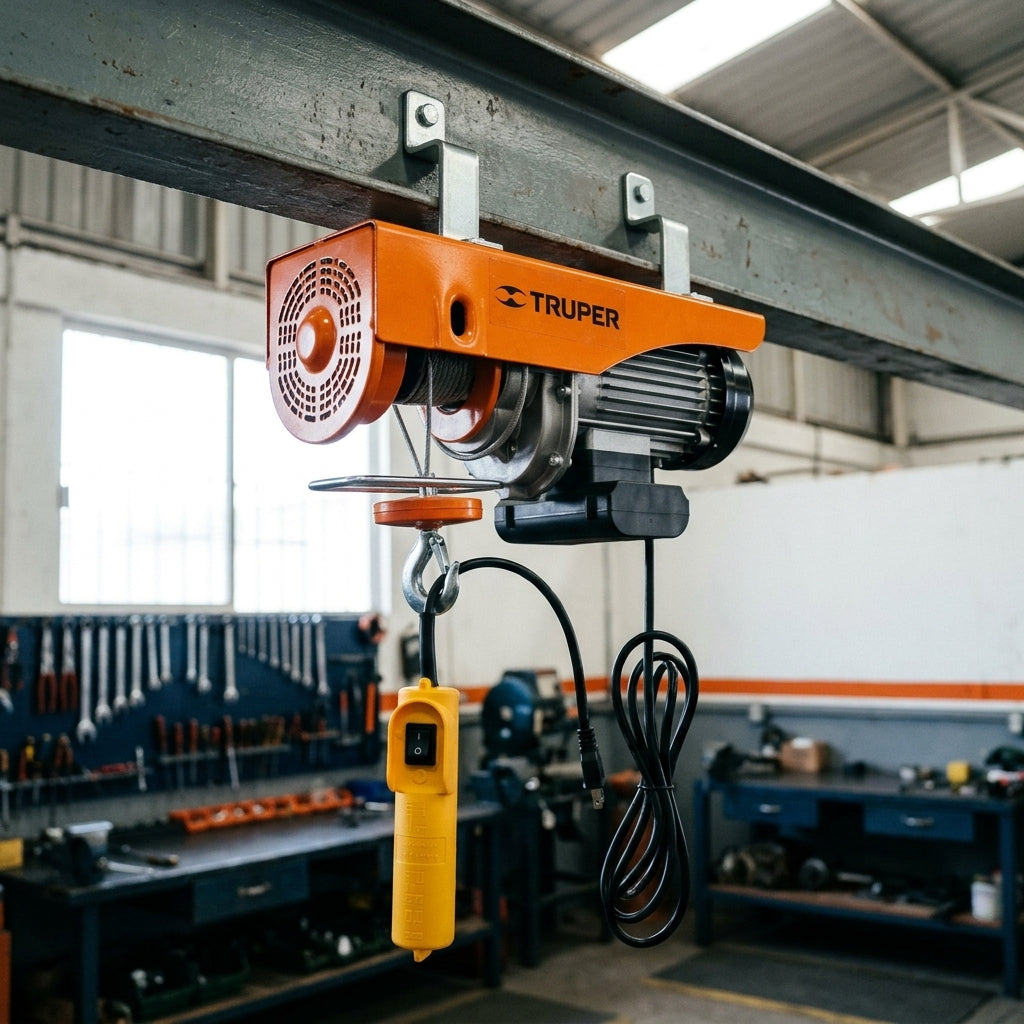 Electric Hoist — Estilo de Vida - Producto en Uso | Generated by Modelize
