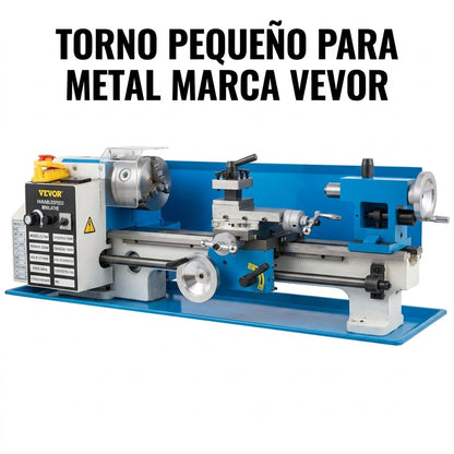 Mini metal lathe — Portada Principal - Estudio Blanco | Generated by Modelize