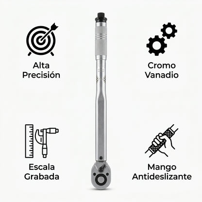 Torque wrenches (torquímetros) — Infografia de Caracteristicas | Generated by Modelize