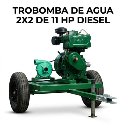 Industrial Diesel Water Pump — Portada Principal - Estudio Blanco | Generated by Modelize