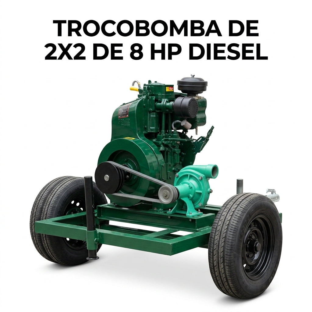 Diesel water pump system — Portada Principal - Estudio Blanco | Generated by Modelize