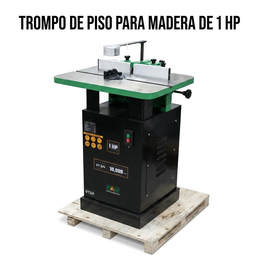 Wood Shaper (Trompo de Piso) — Portada Principal - Estudio Blanco | Generated by Modelize
